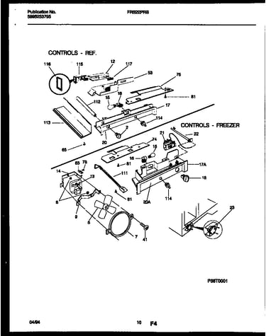 Refrigerator control assembly, damper control assembly and f