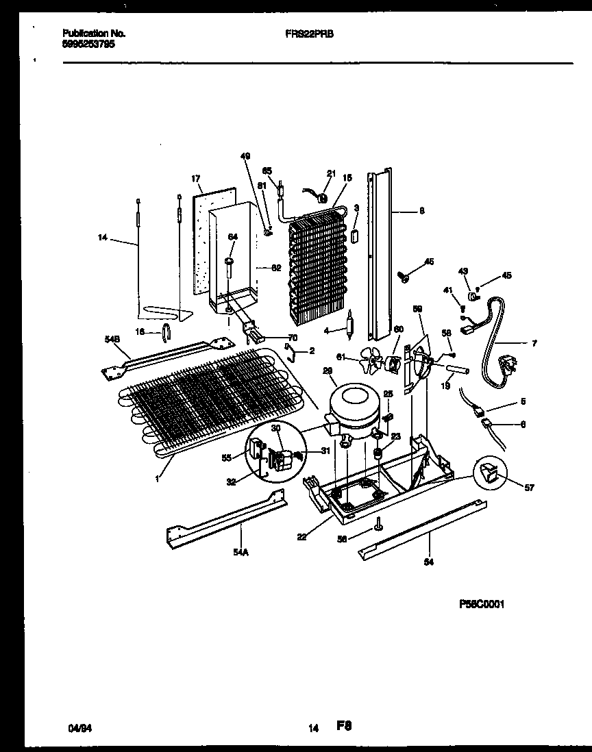 System and automatic defrost parts
