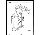 Universal/Multiflex (Frigidaire) MRT18CNBW0 cabinet parts diagram