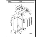 Frigidaire FRT17PHAW0 cabinet parts diagram