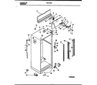 Frigidaire FRT17PHAD1 cabinet parts diagram
