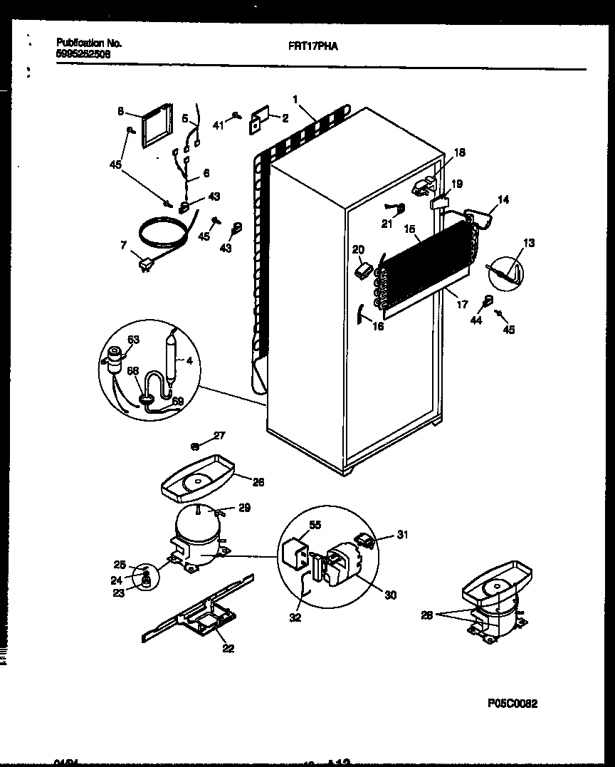 System and automatic defrost parts