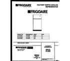 Frigidaire FRT18PRBW0 cover diagram