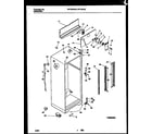 Frigidaire FRT18PZBW0 cabinet parts diagram