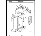 Frigidaire FRT18PZBW0 cabinet parts diagram