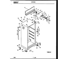 Universal/Multiflex (Frigidaire) MRT15CNAW0 cabinet parts diagram