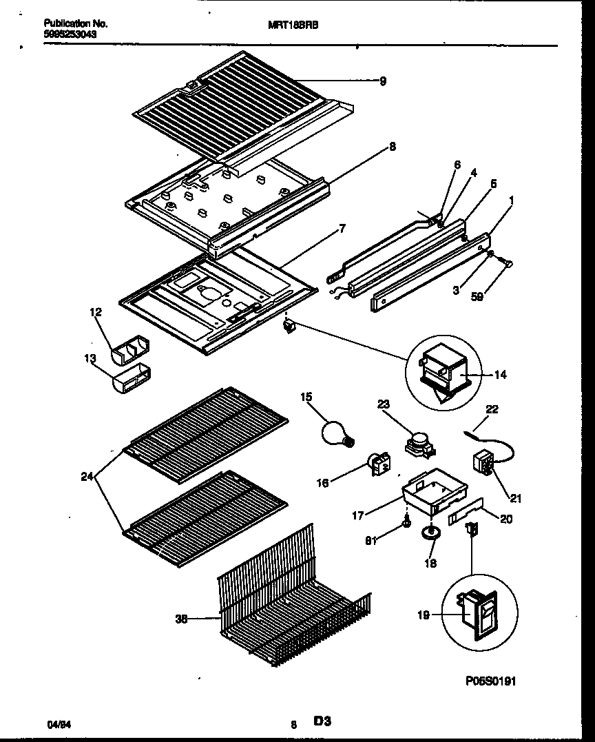 Shelves and supports