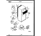 Universal/Multiflex (Frigidaire) MRT18BRBW0 system and automatic defrost parts diagram