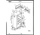 Universal/Multiflex (Frigidaire) MRT17FRAY0 cabinet parts diagram
