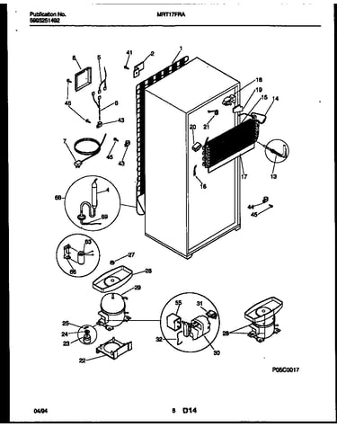 System and automatic defrost parts