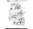 Universal/Multiflex (Frigidaire) MRT17FRAW0 ice maker and installation parts diagram