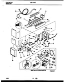Ice maker and installation parts