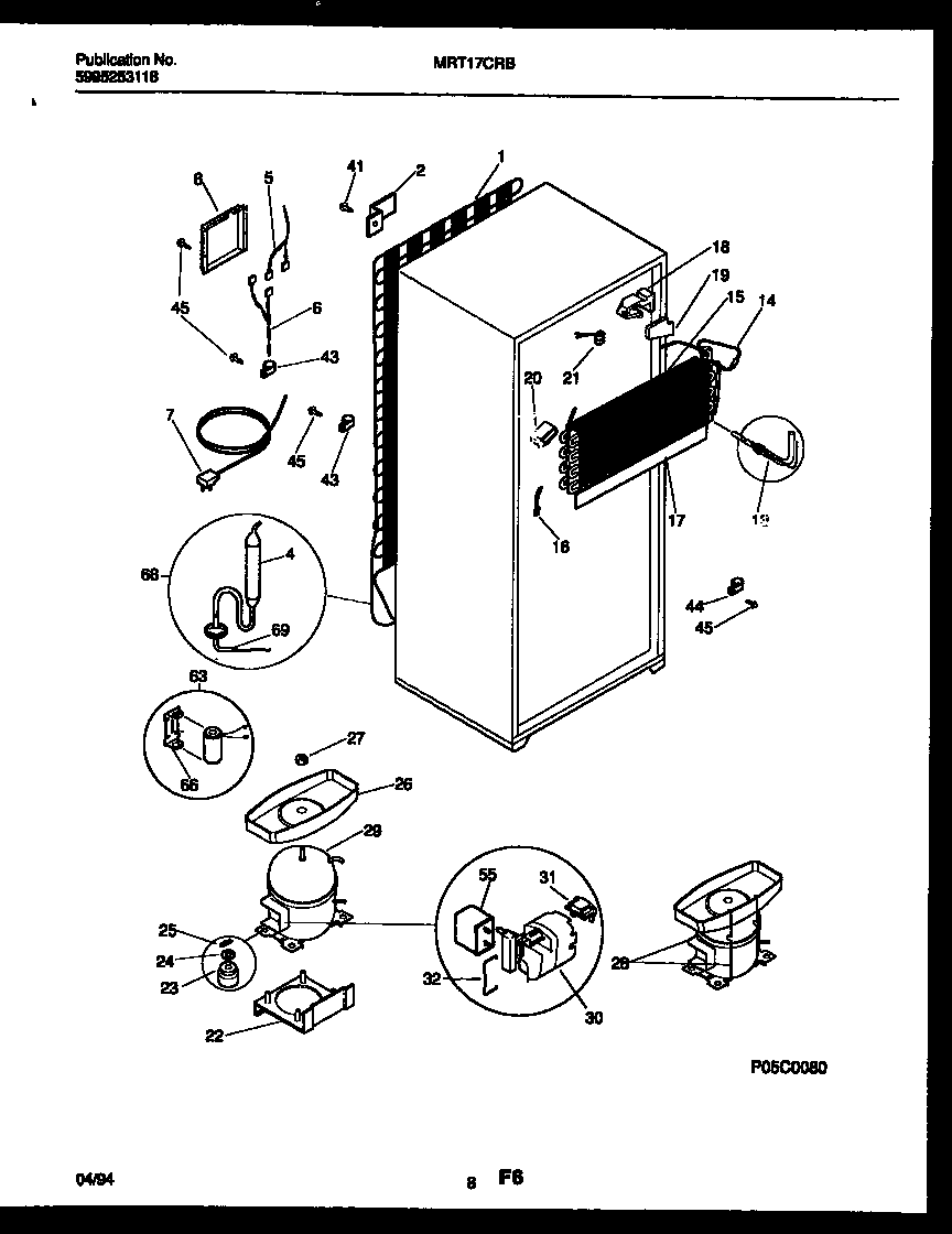 SYSTEM AND AUTOMATIC DEFROST PARTS