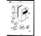 Universal/Multiflex (Frigidaire) MRT17CRBY0 system and automatic defrost parts diagram