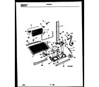 Frigidaire FRT24XHAZ1 system and automatic defrost parts diagram