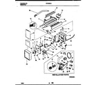 Frigidaire FRT24XHAZ1 ice maker and installation parts diagram