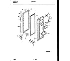 Frigidaire FRS24WRBW0 refrigerator door parts diagram