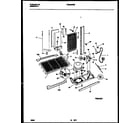 Frigidaire FRS24WRBW0 system and automatic defrost parts diagram