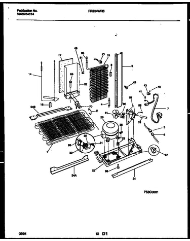 System and automatic defrost parts