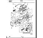 Frigidaire FRS24WRBW0 ice maker and installation parts diagram