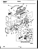 Ice maker and installation parts