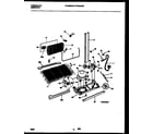 Frigidaire FRT24NHBD0 system and automatic defrost parts diagram