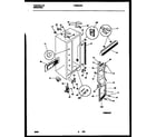 Frigidaire FRS20QRBD0 cabinet parts diagram