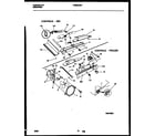 Frigidaire FRS20QRBW0 refrigerator control assembly, damper control assembly and f diagram