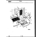 Frigidaire FRS20QRBW0 system and automatic defrost parts diagram