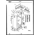 Frigidaire FRT19PRBW0 cabinet parts diagram