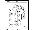 Frigidaire FRT19PRBD0 cabinet parts diagram