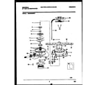 Universal/Multiflex (Frigidaire) MDB662RBR0 motor pump parts diagram