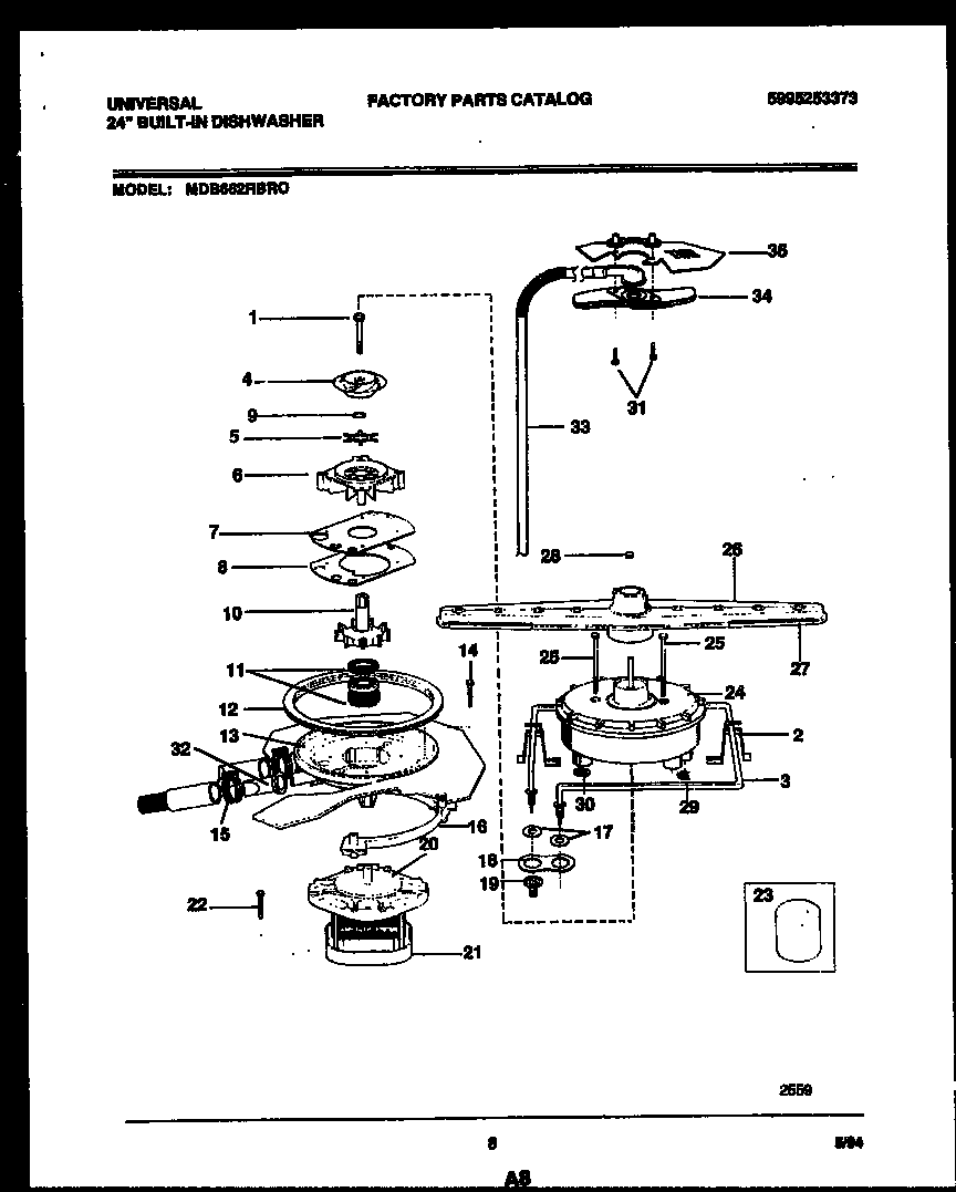 Motor pump parts