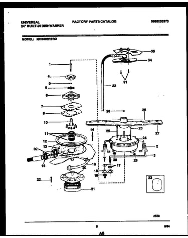 Motor pump parts