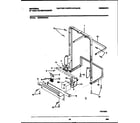Universal/Multiflex (Frigidaire) MDB662RBR0 power dry and motor parts diagram