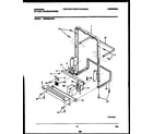 Universal/Multiflex (Frigidaire) MDB532RBR0 power dry and motor parts diagram