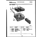 Universal/Multiflex (Frigidaire) MDB532RBR0 racks and trays diagram