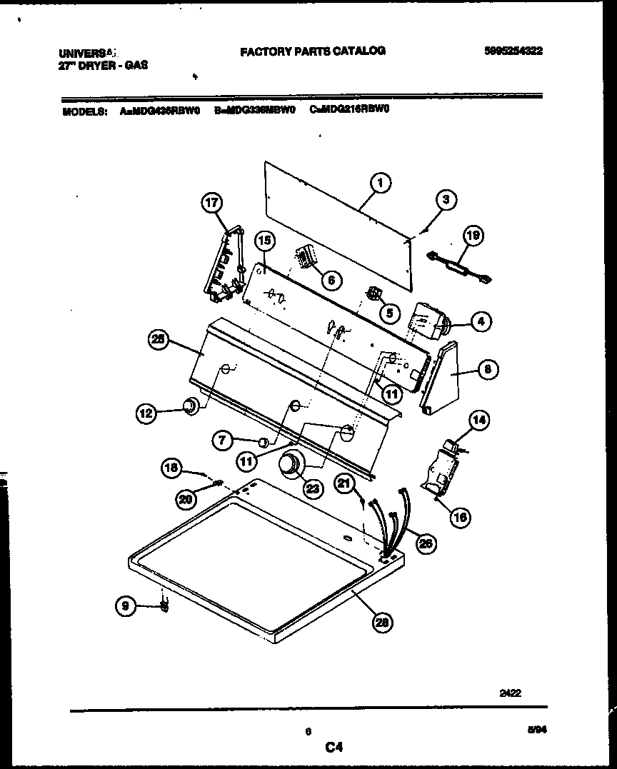 Console and control parts