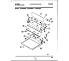 Universal/Multiflex (Frigidaire) MDE436RBD0 console and control parts diagram