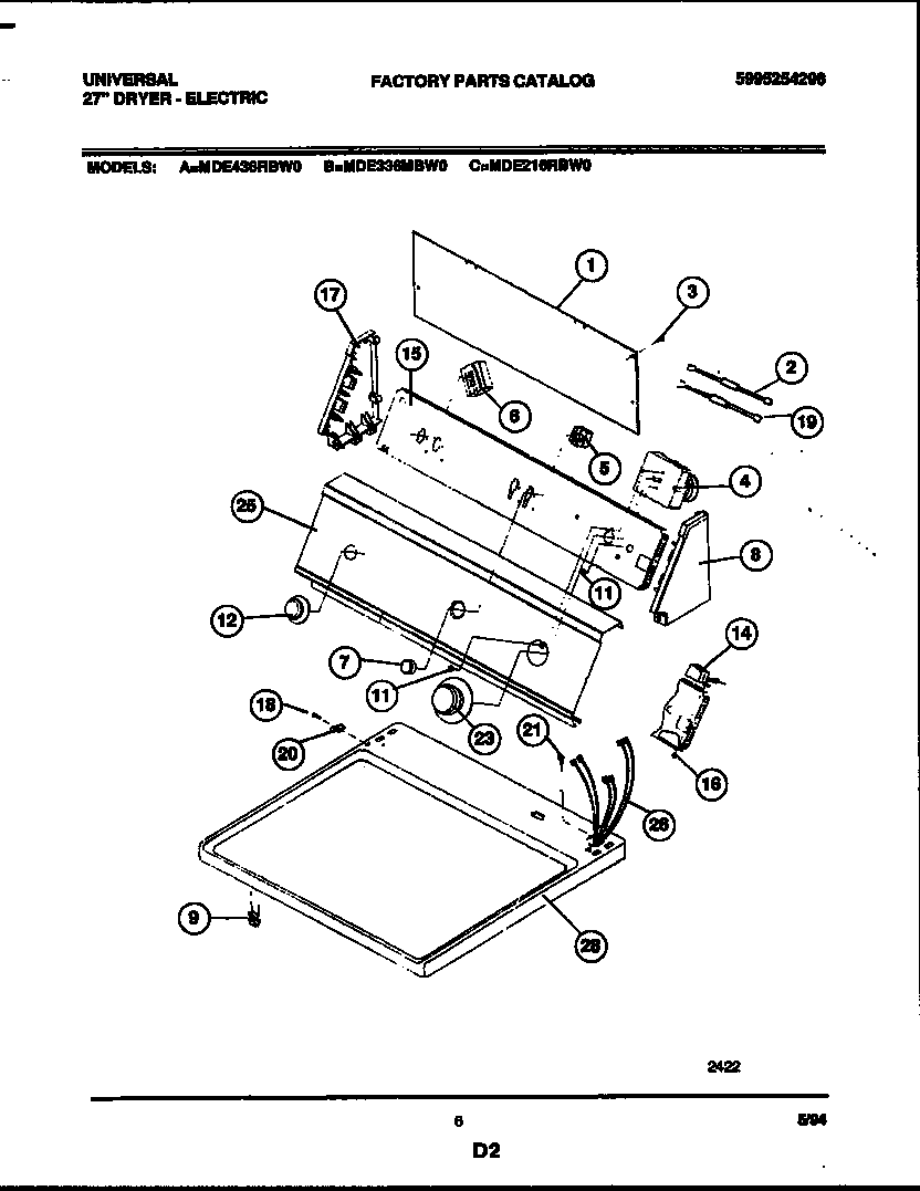 Console and control parts