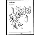 Universal/Multiflex (Frigidaire) MLXG62RBD0 cabinet and component parts diagram