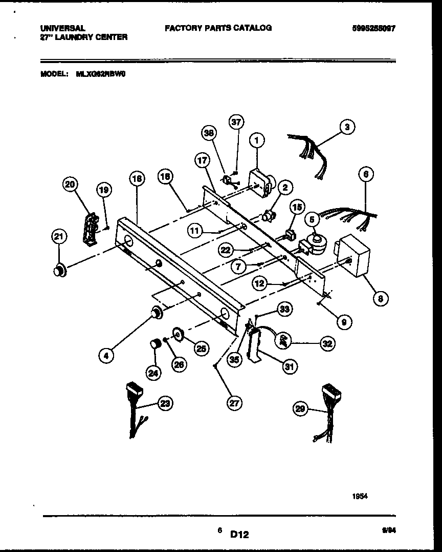 CONSOLE AND CONTROL PARTS