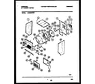 Frigidaire LCE702AWW2 cabinet and component parts diagram