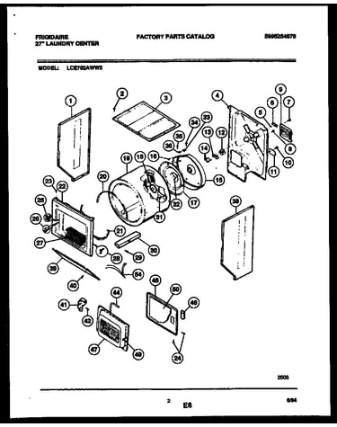 Cabinet and component parts