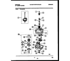 Frigidaire LCE702AWW2 transmission parts diagram
