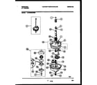 Frigidaire FWX645NBT0 transmission parts diagram