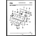 Frigidaire FWX645NBS0 console and control parts diagram