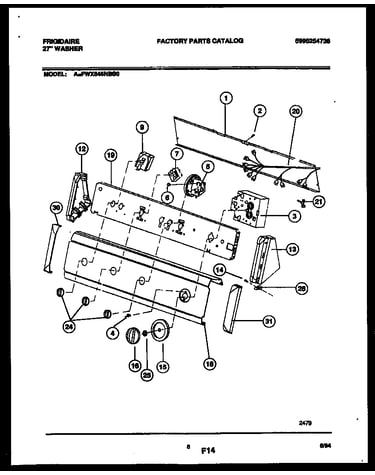 Console and control parts
