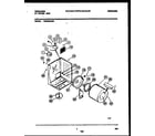 Frigidaire FDG336LBS0 cabinet and component parts diagram
