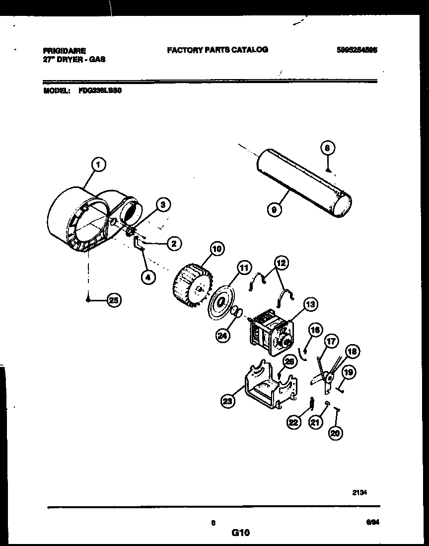 Blower and drive parts